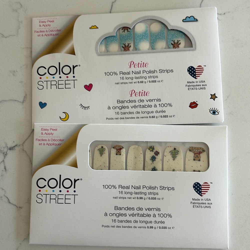 Color Street 2 sets🌺 holiday theme